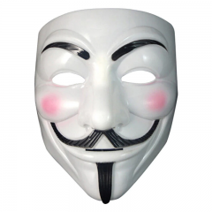 Masca   , Anonymous Vendetta, plastic, marime universala, alba