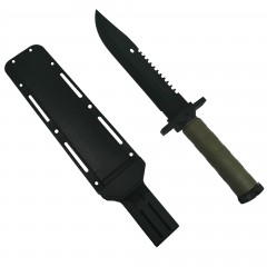 Cutit de vanatoare Jungle Helper, negru, 34.5 cm, teaca inclusa Cutit de vanatoare Jungle Helper, negru, 34.5 cm, teaca inclusa