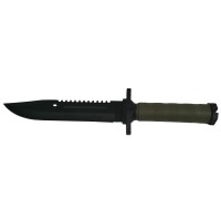 Cutit de vanatoare Jungle Helper, negru, 34.5 cm, teaca inclusa Cutit de vanatoare Jungle Helper, negru, 34.5 cm, teaca inclusa