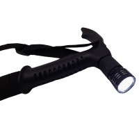 Baston extensibil , Ol Helper, aluminiu, lampa LED, 110 cm, albastru