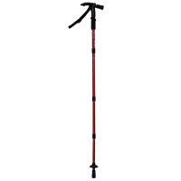 Baston trekking extensibil , Ol Helper, aluminiu, lampa LED, 110 cm, rosu