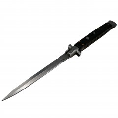 Briceag automat de vanatoare Italian Blade, Stiletto, otel inoxidabil, 24 cm, negru Briceag automat de vanatoare Italian Blade, Stiletto, otel inoxidabil, 24 cm, negru