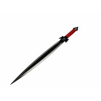 Set vanatoare sabie si set trei cutite aruncat, otel inoxidabil, negru Set vanatoare sabie si set trei cutite aruncat, otel inoxidabil, negru