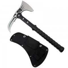 Topor Tactical Adventure, otel inoxidabil, argintiu, 41 cm, teaca inclusa Topor Tactical Adventure, otel inoxidabil, argintiu, 41 cm, teaca inclusa