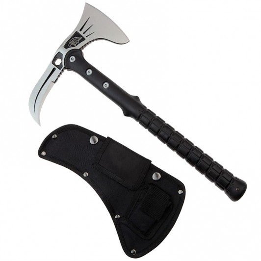 Topor Tactical Adventure, otel inoxidabil, argintiu, 41 cm, teaca inclusa