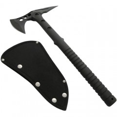 Topor Tactical Spirit, otel inoxidabil, negru, 40 cm, teaca inclusa