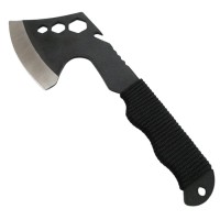 Topor Little Viking, otel inoxidabil, negru, 26 cm, teaca inclusa