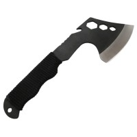 Topor Little Viking, otel inoxidabil, negru, 26 cm, teaca inclusa