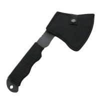 Topor Little Viking, otel inoxidabil, negru, 26 cm, teaca inclusa