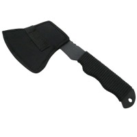 Topor Little Viking, otel inoxidabil, negru, 26 cm, teaca inclusa