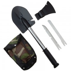 Lopata multifunctionala , High Society, 8 in 1, otel inoxidabil, 51 cm, negru