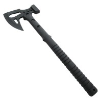 Topor Unleashed Viking, otel inoxidabil, negru, 42 cm, teaca inclusa