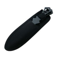 Set trei cutite de aruncat  , Anarchy Way, otel inoxidabil, negru, 19 cm, teaca inclusa