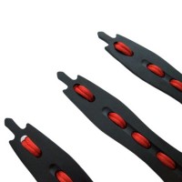 Set trei cutite de aruncat  , Anarchy Blades, otel inoxidabil, negru, 19 cm, teaca inclus
