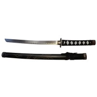 Set 3 sabii decorative, Katane, panoplie, Ninja Warrior, metal, 83 cm, teaca inclusa Set 3 sabii decorative, Katane, panoplie, Ninja Warrior, metal, 83 cm, teaca inclusa