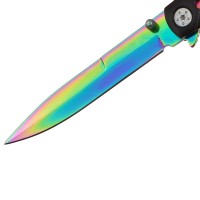 Briceag de buzunar   Rainbow Destiny, 22.5 cm, otel inoxidabil, multicolor