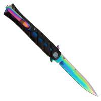 Briceag de buzunar   Rainbow Destiny, 22.5 cm, otel inoxidabil, multicolor