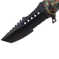 Briceag de vanatoare Military Press, 21.5 cm, otel inoxidabil, multicolor Briceag de vanatoare Military Press, 21.5 cm, otel inoxidabil, multicolor