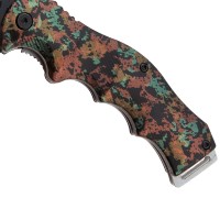 Briceag de vanatoare Military Press, 21.5 cm, otel inoxidabil, multicolor Briceag de vanatoare Military Press, 21.5 cm, otel inoxidabil, multicolor
