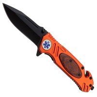 Briceag de vanatoare Medical Rescue, 20.5 cm, otel inoxidabil, portocaliu Briceag de vanatoare Medical Rescue, 20.5 cm, otel inoxidabil, portocaliu