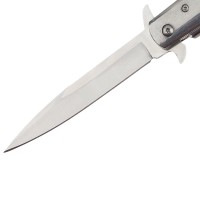 Briceag italian   Stilleto Mania, otel inoxidabil, 22.5 cm, argintiu