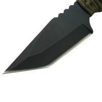 Cutit de vanatoare   Jungle Guard, negru, 17.5 cm, teaca inclusa