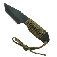 Cutit de vanatoare   Jungle Guard, negru, 17.5 cm, teaca inclusa
