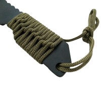 Cutit de vanatoare   Jungle Guard, negru, 17.5 cm, teaca inclusa
