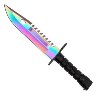 Cutit de vanatoare Rainbow Spirit, multicolor, 32.5 cm, teaca inclusa Cutit de vanatoare Rainbow Spirit, multicolor, 32.5 cm, teaca inclusa