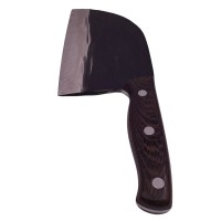 Cutit tip satar , lucrat manual, Wave Blade, 30 cm, otel inoxidabil, 680 g, negru
