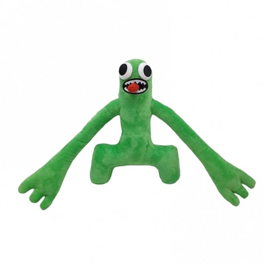 Jucarie de plus  Rainbow Friends Roblox, Green Monster, 24 cm, verde