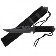 Cutit de vanatoare Extreme Battle, negru, 28.5 cm, teaca inclusa Cutit de vanatoare Extreme Battle, negru, 28.5 cm, teaca inclusa