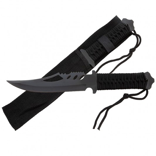 Cutit de vanatoare Extreme Battle, negru, 28.5 cm, teaca inclusa Cutit de vanatoare Extreme Battle, negru, 28.5 cm, teaca inclusa