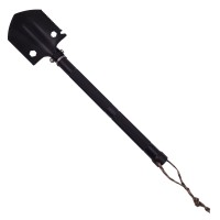 Lopata multifunctionala , Camper Society, 8 in 1, otel inoxidabil, 47 cm, negru