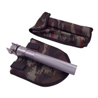 Lopata multifunctionala , Hunting Society, 8 in 1, otel inoxidabil, 62 cm, argintiu