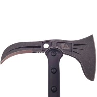 Topor Tactical Adventure, otel inoxidabil, negru, 41 cm, teaca inclusa
