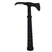 Topor Tactical Adventure, otel inoxidabil, negru, 41 cm, teaca inclusa