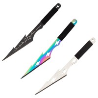 Set 3 cutite de aruncat IdeallStore®, Light of Zeus, 21 cm