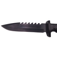 Cutit de vanatoare   Hunting Etiquette, 29 cm, otel inoxidabil, negru