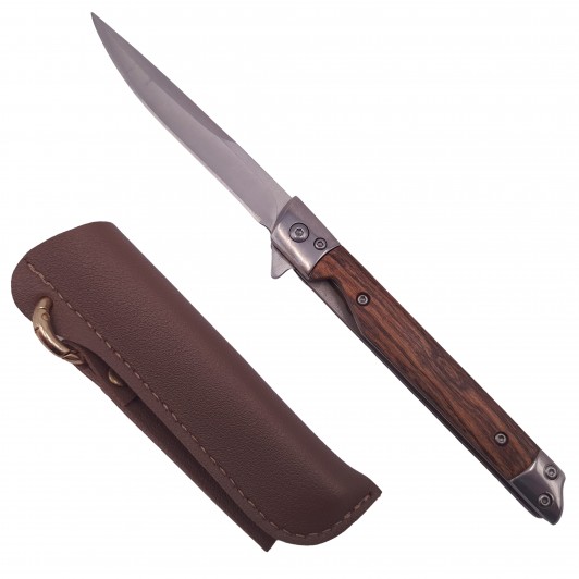 Briceag de vanatoare Mono Blade, 21.5 cm, otel inoxidabil, maro, teaca piele inclusa Briceag de vanatoare Mono Blade, 21.5 cm, otel inoxidabil, maro, teaca piele inclusa