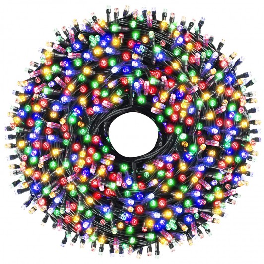 Instalatie de Craciun , Jolly Spirit, joc de lumini, multicolor, 200 lumini, 16 metri