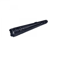 Baston electrosoc si lanterna , Police X8, metalic, 35 cm, negru