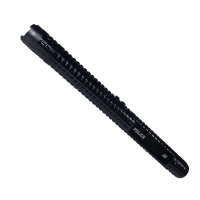 Baston electrosoc si lanterna , Police X8, metalic, 35 cm, negru