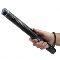Baston electrosoc si lanterna , Rowdy X8, metalic, 35 cm, negru Baston electrosoc si lanterna , Rowdy X8, metalic, 35 cm, negru