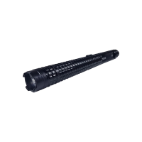 Baston electrosoc si lanterna , Rowdy X8, metalic, 35 cm, negru, acumulator inclus