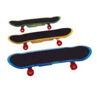 Set mini Skateboard  , Fingerboard Light, LED, 9.5 cm, multicolor