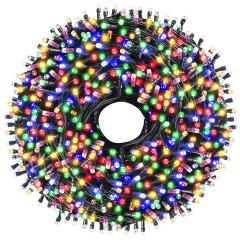 Instalatie de Craciun, Jolly Spirit, joc de lumini, multicolor, 400 lumini, 30 metri Instalatie de Craciun, Jolly Spirit, joc de lumini, multicolor, 400 lumini, 30 metri