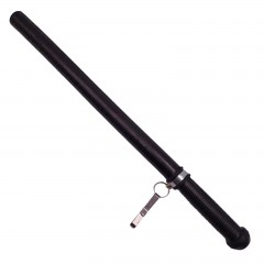 Tonfa autoaparare , Police Force, cauciuc, 50 cm, negru, agatatoare inclusa