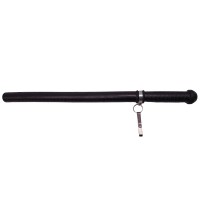 Tonfa autoaparare , Police Force, cauciuc, 50 cm, negru, agatatoare inclusa