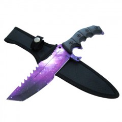 Cutit de vanatoare   Galaxy Element, 30.5 cm, otel inoxidabil, mov